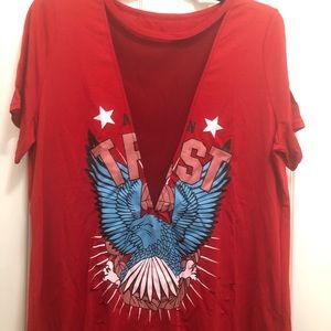 Women’s Distressed Graphic Tee